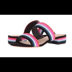 Loeffler Randall Ruble Multi Stripe Kid, Suede